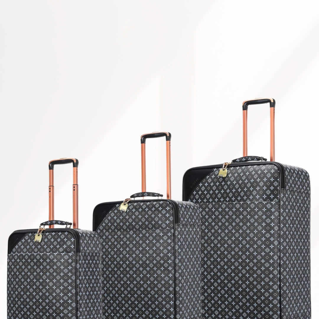 Luxury Designer Traveling Set of 3-Black