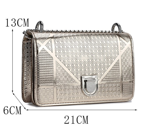 Medium Glossy Stylish vior Bag