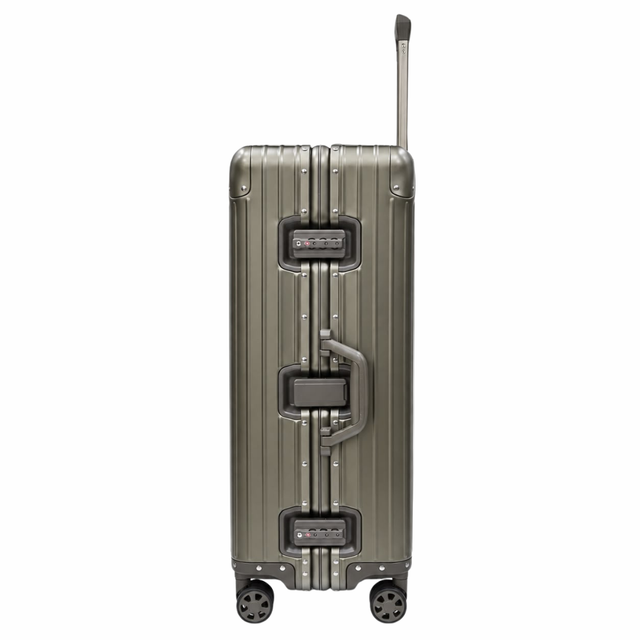 Full aluminum Green 2pcs luggage combo