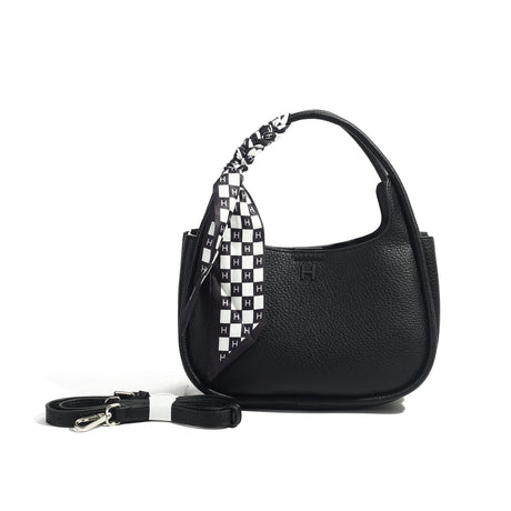 Luna Curve Bag – Scarf Accent Edition