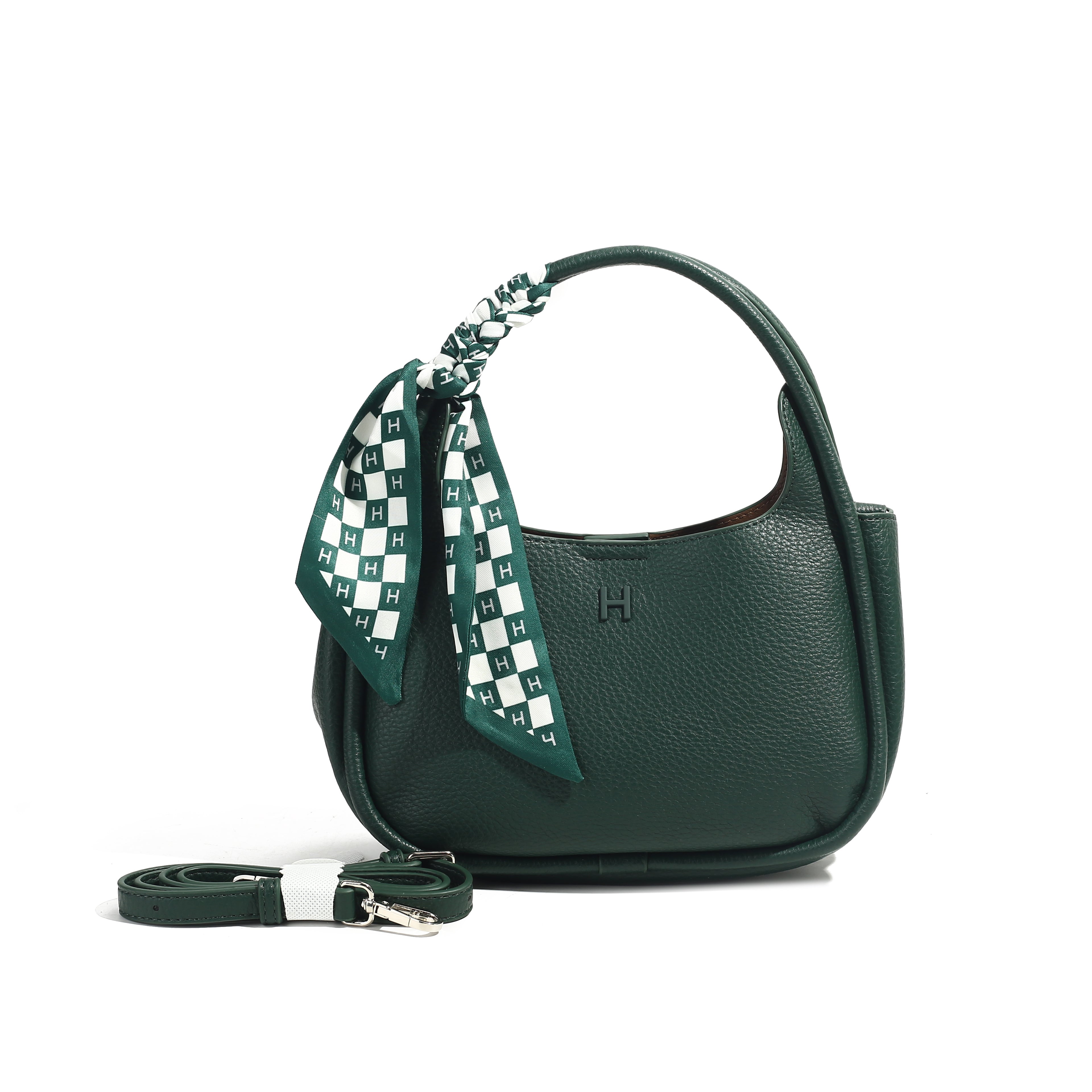 Luna Curve Bag – Scarf Accent Edition