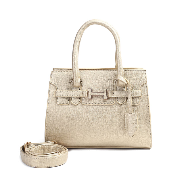 Signature Lock Satchel