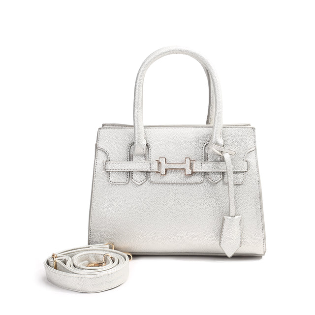 Signature Lock Satchel