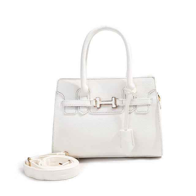 Signature Lock Satchel