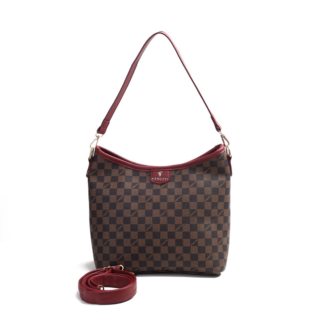 Check Grace Shoulder Bag