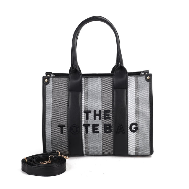 Striped Tote Bag
