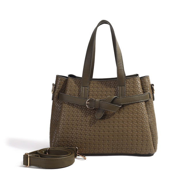 Belvia Belted Tote