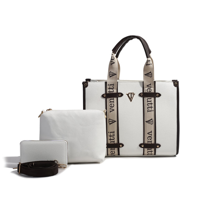 Structured Trio Tote Set – 3-Piece Set