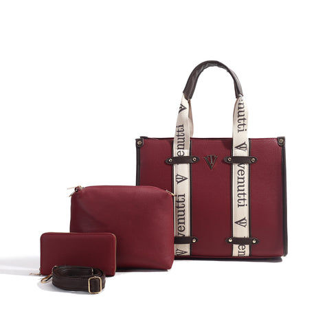 Structured Trio Tote Set – 3-Piece Set