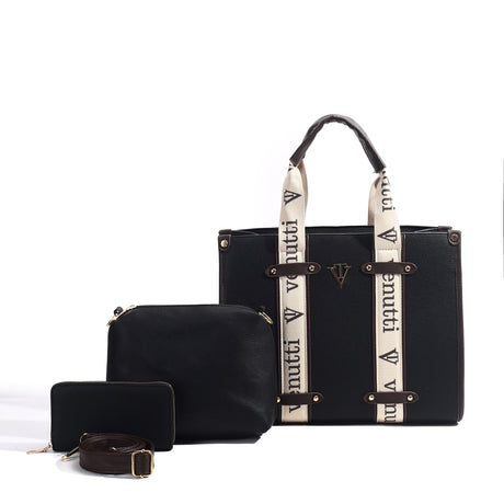 Structured Trio Tote Set – 3-Piece Set