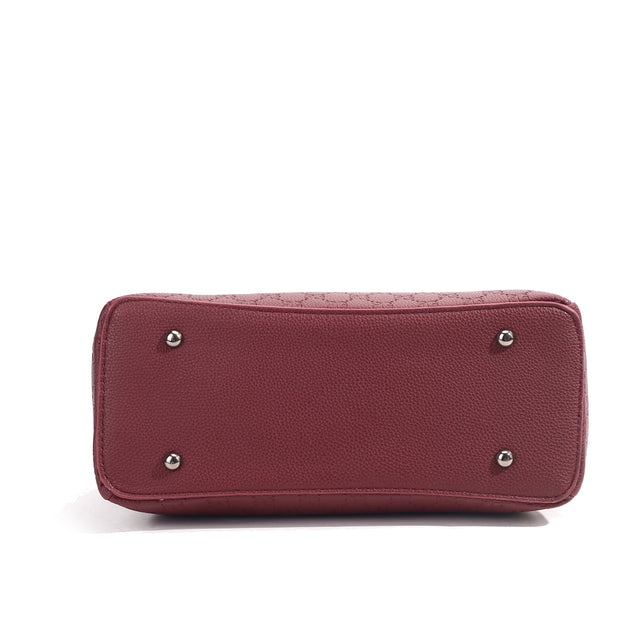 Tri AG embossed handbag