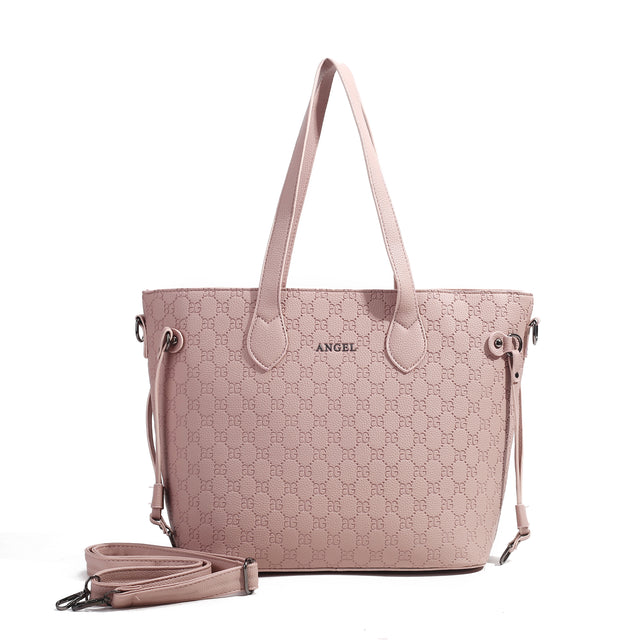 Stylish AG embossed tote bag