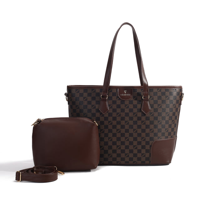 Heritage Check Tote 2-Piece Set
