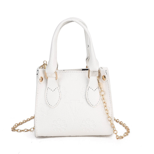 Mini Embossed Handle Bag