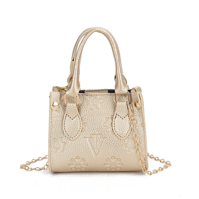 Mini Embossed Handle Bag