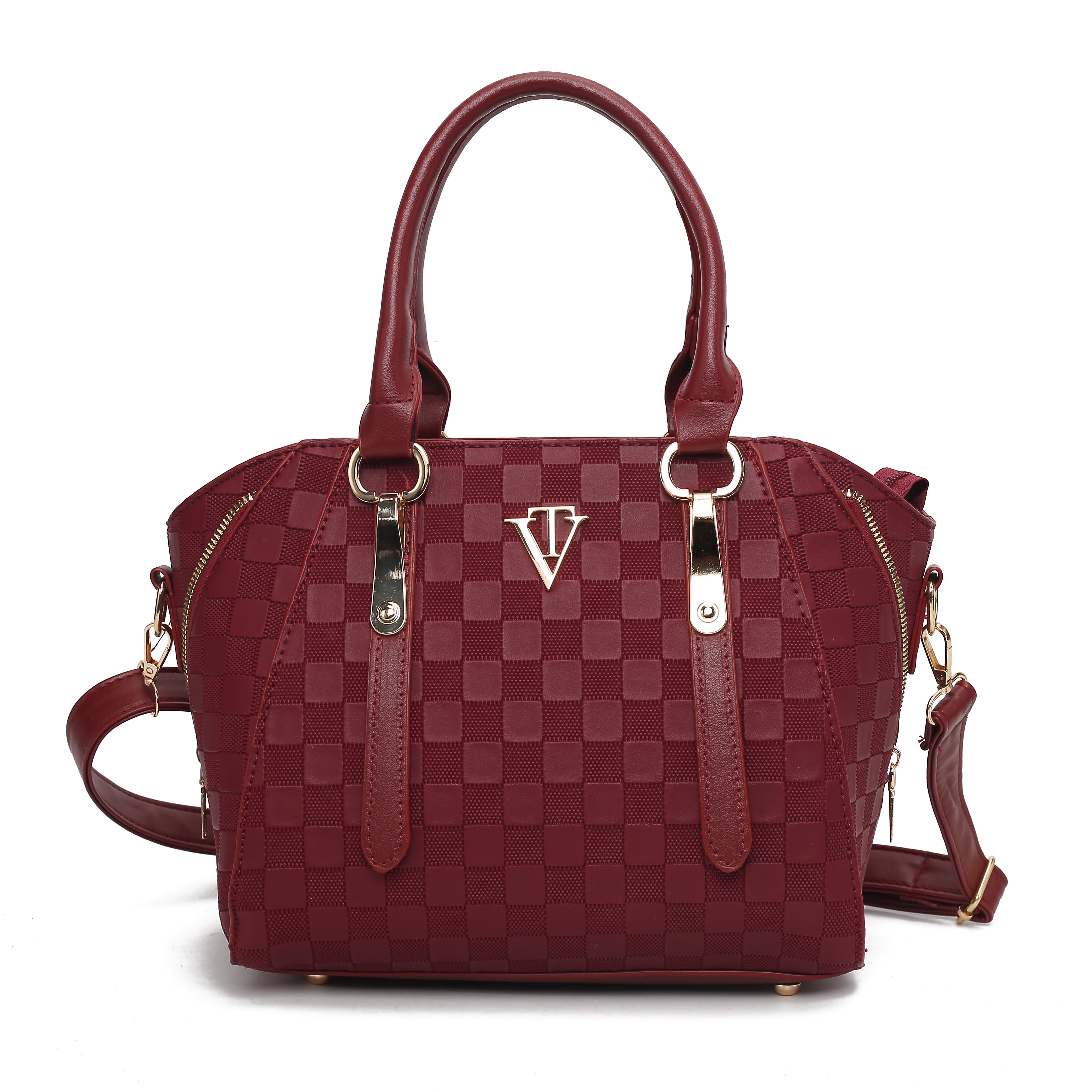 Elegent Classic Checker Embossed Bag