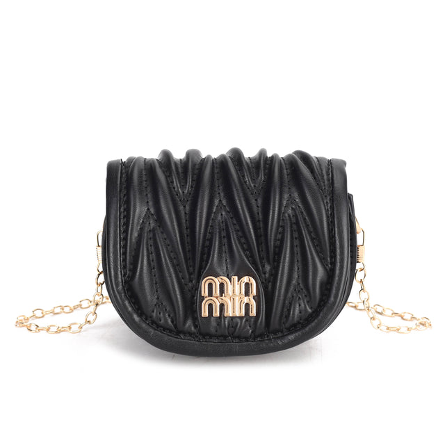 Pleated Mini Sling Bag