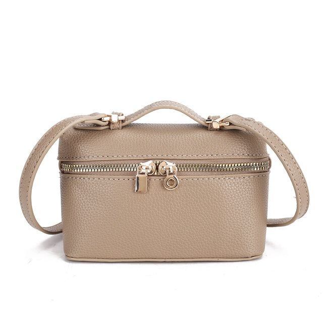 Box Zip Crossbody Bag