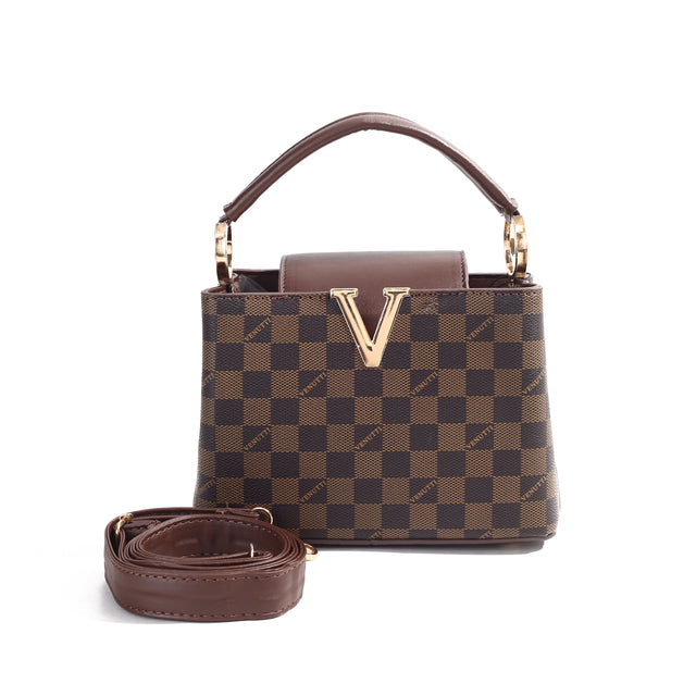 Signature V Hand Bag