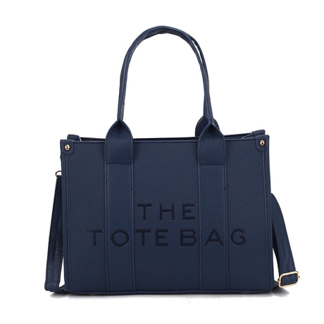 MEDIUM EMBOSSED THE TOTE BAG