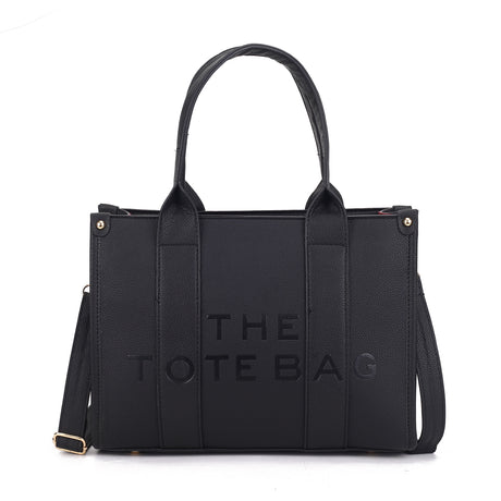 MEDIUM EMBOSSED THE TOTE BAG