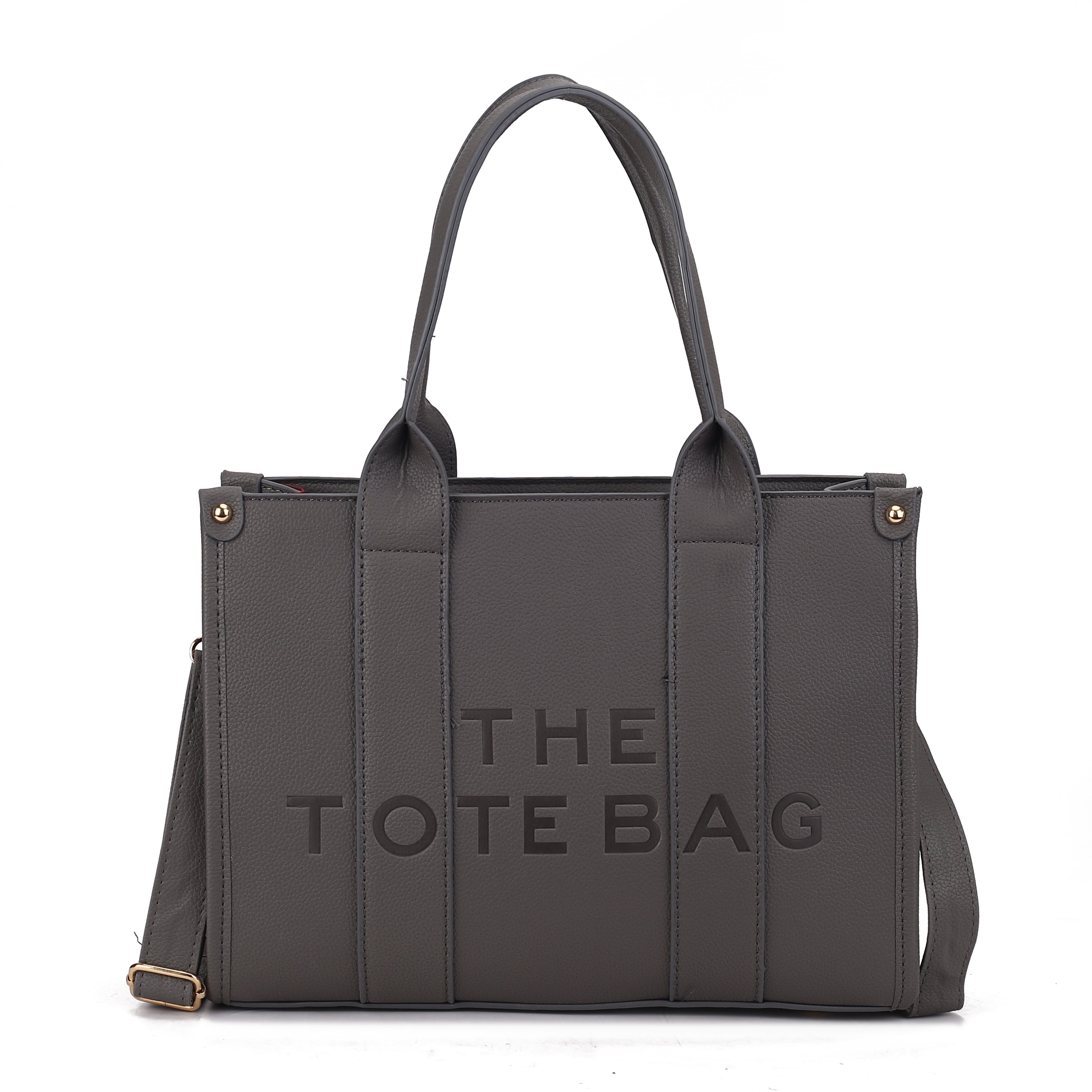 MEDIUM EMBOSSED THE TOTE BAG