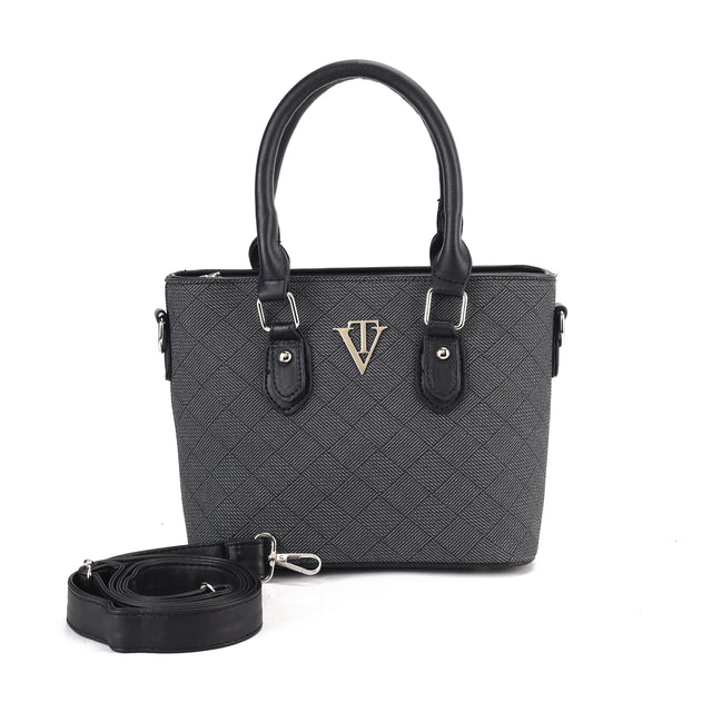 Classic Structured Tote Crossbody Bag