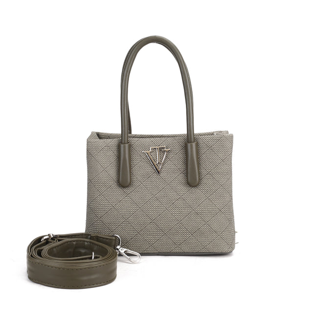 Structured Tote Crossbody Bag