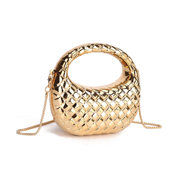 Woven Mini Statement Bag