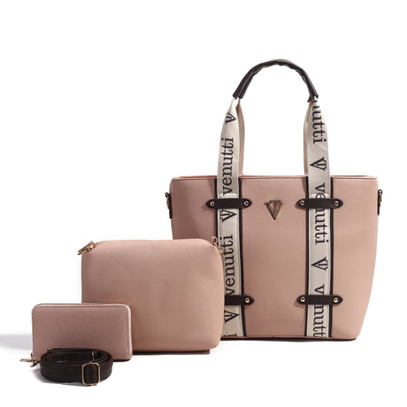 Signature Strap 3-Piece Tote Set