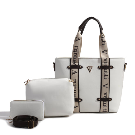 Signature Strap 3-Piece Tote Set