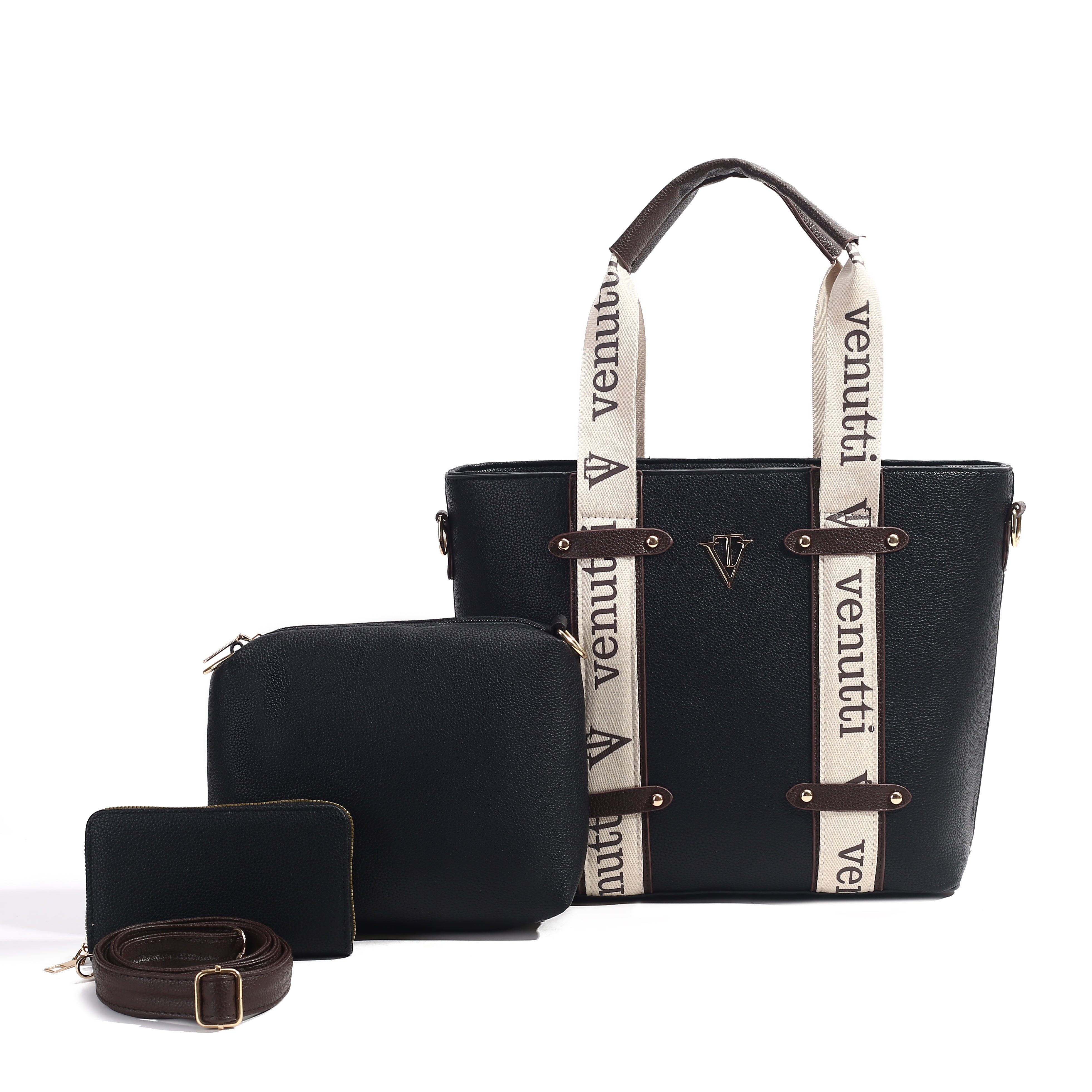 Signature Strap 3-Piece Tote Set