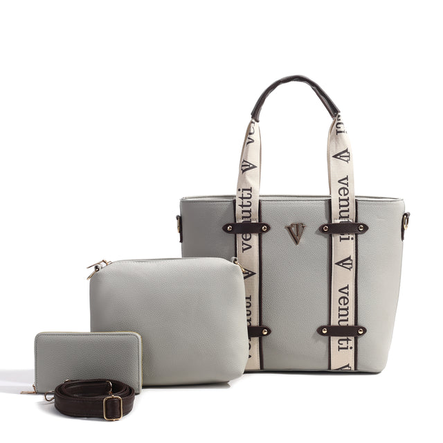 Signature Strap 3-Piece Tote Set