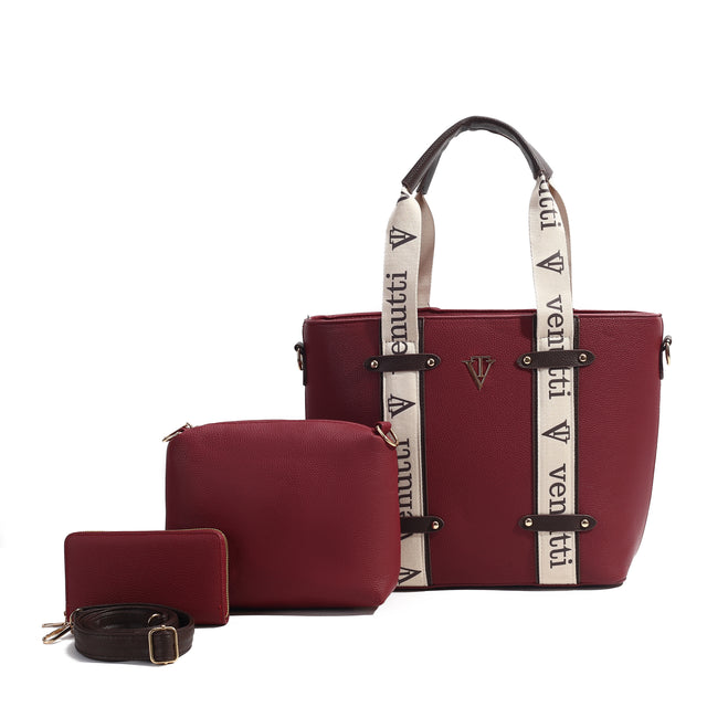 Signature Strap 3-Piece Tote Set