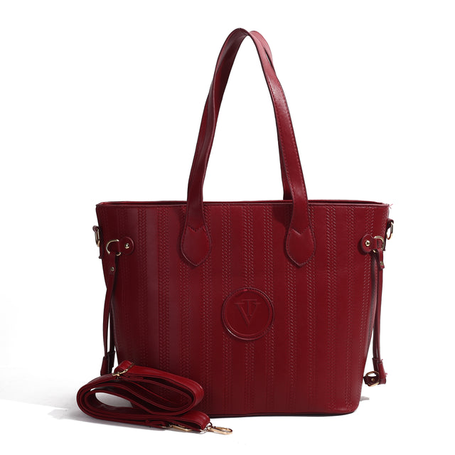 Venutti Classic Textured Tote Bag