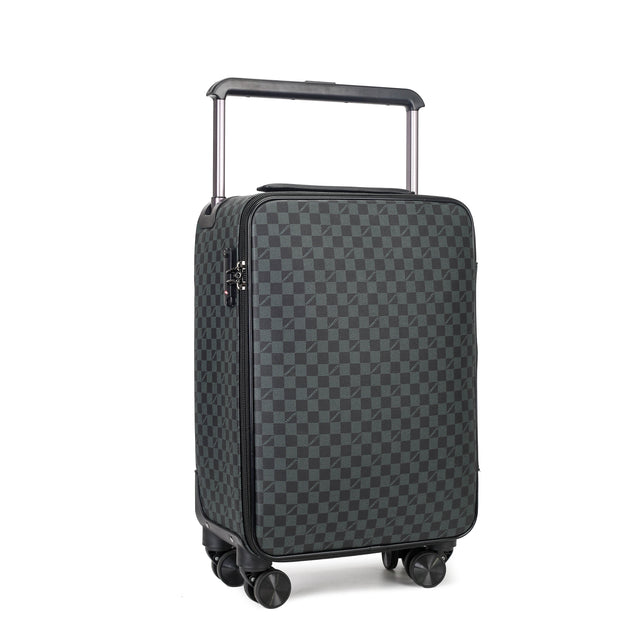 Black Signature Monogram Wide Handle Cabin Trolley