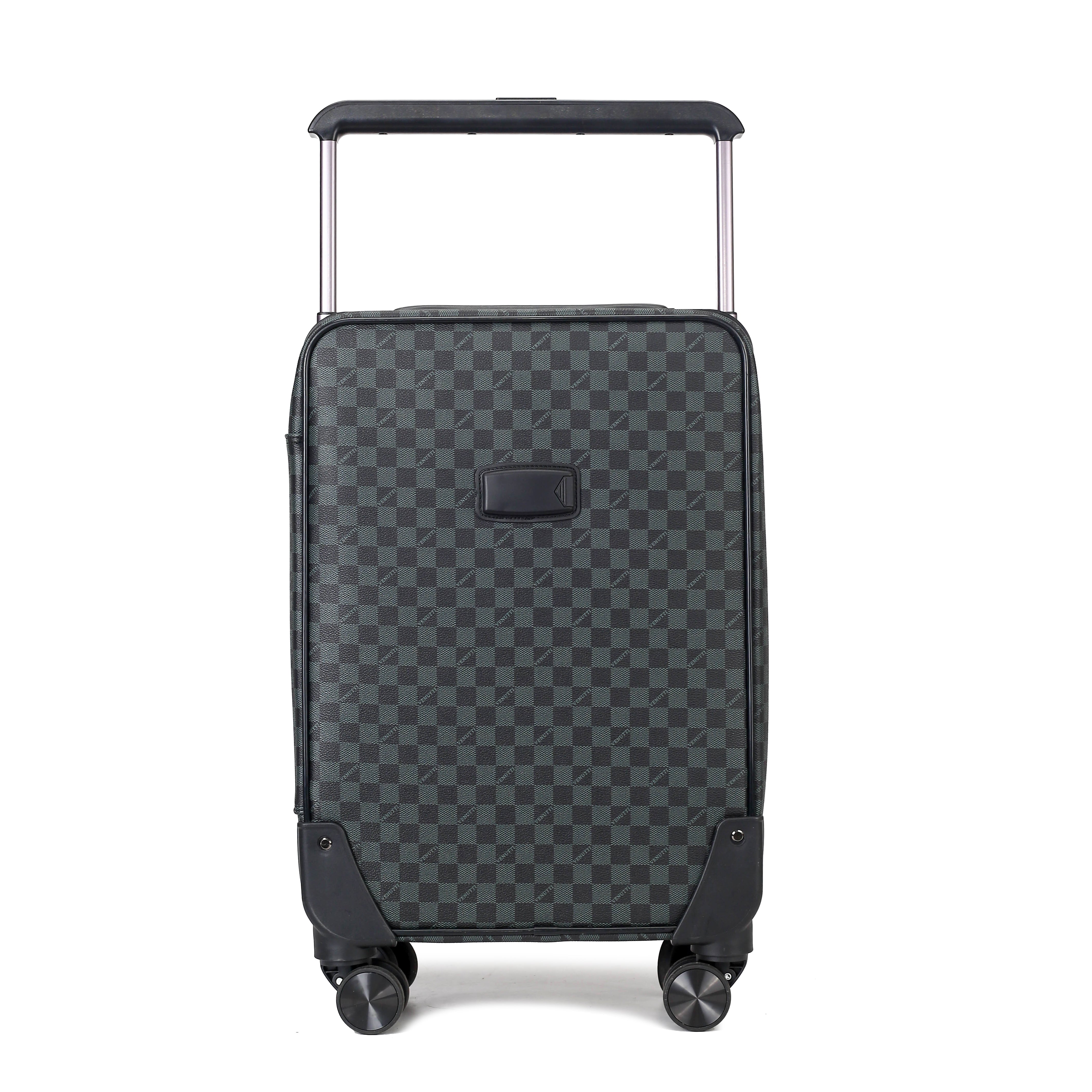 Black Signature Monogram Wide Handle Cabin Trolley
