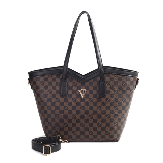 Check Luxe Carryall Tote