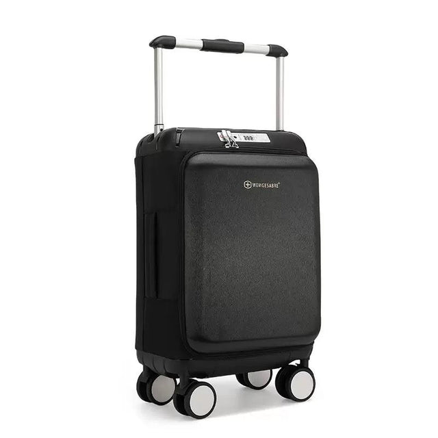Black AeroFlex Smart Cabin Trolley
