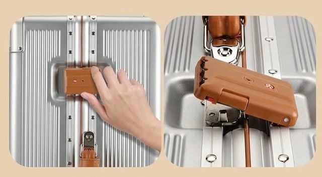 عربة كابينة بمقبض عريض باللون الفضي