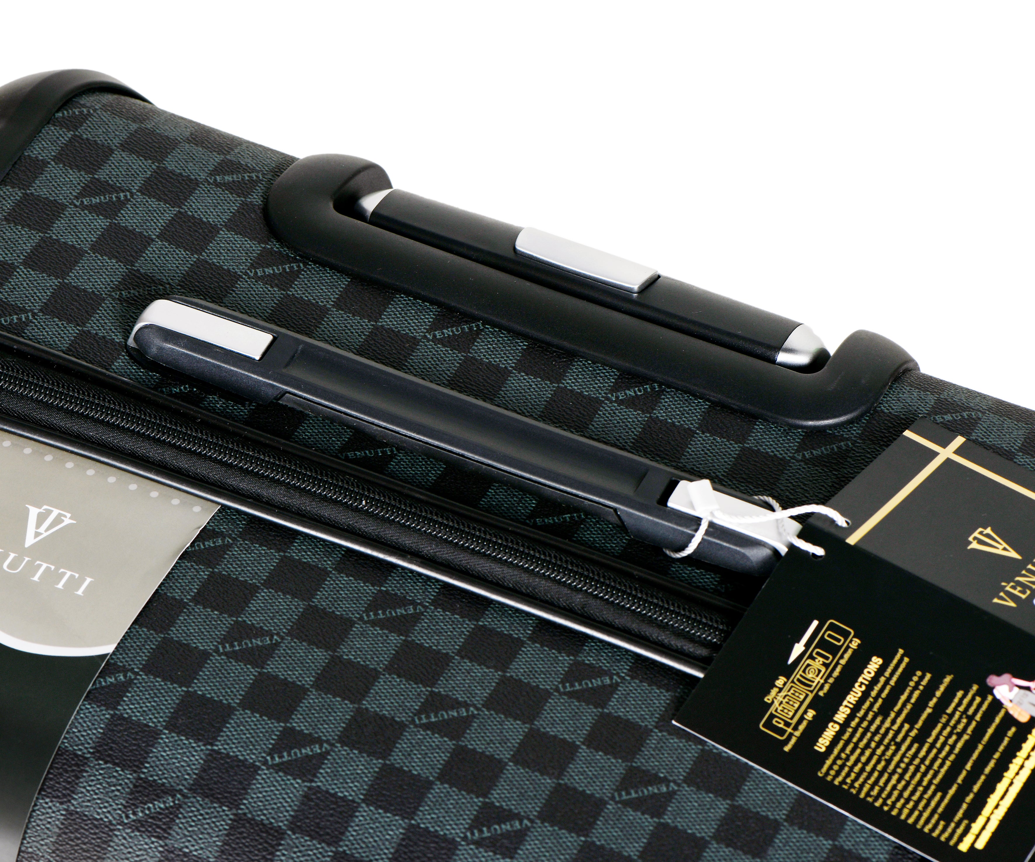 Monogram Traveling Set of 3-Black