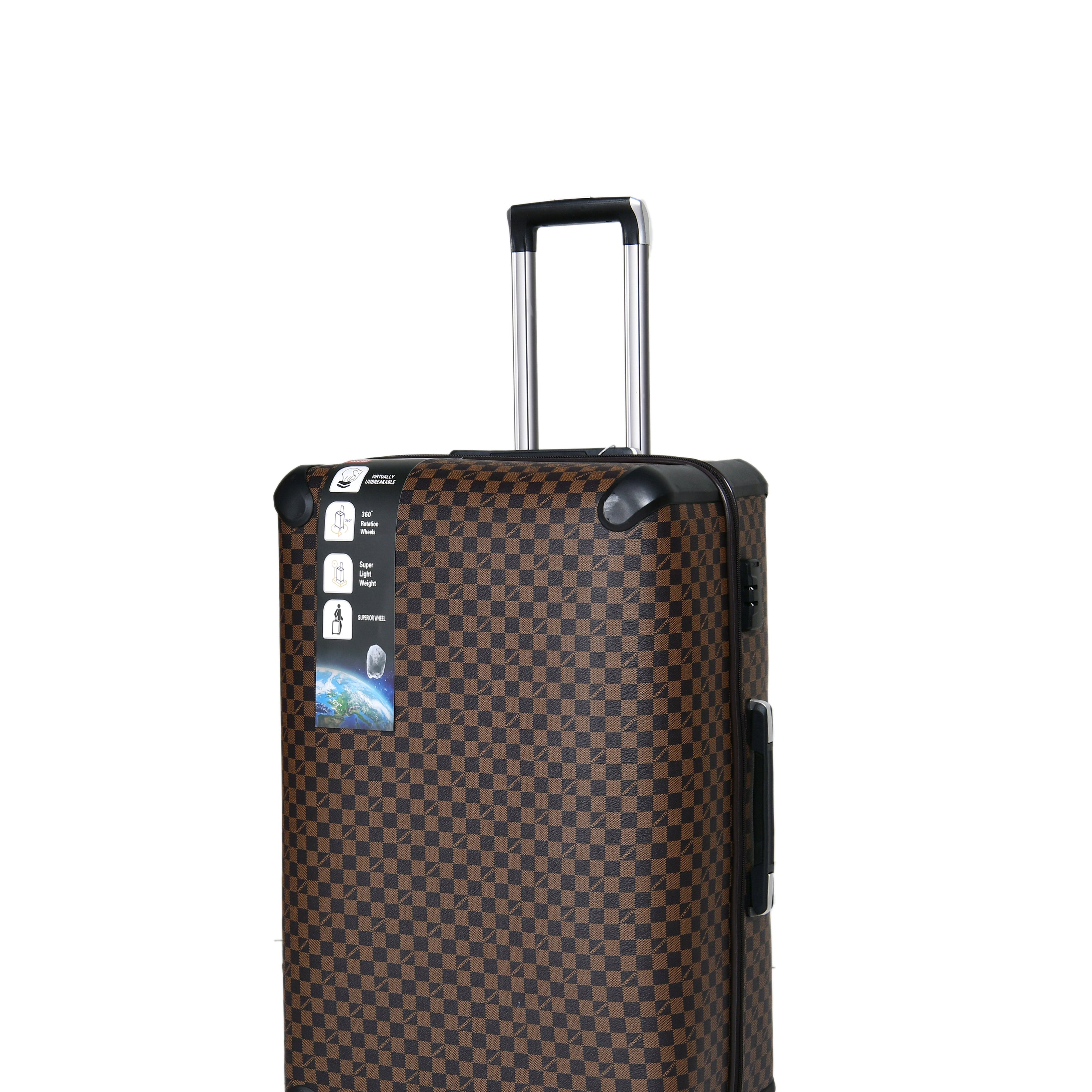 Monogram Traveling Set of 3-Brown