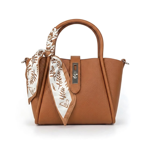 Classic Lock Scarf Tote