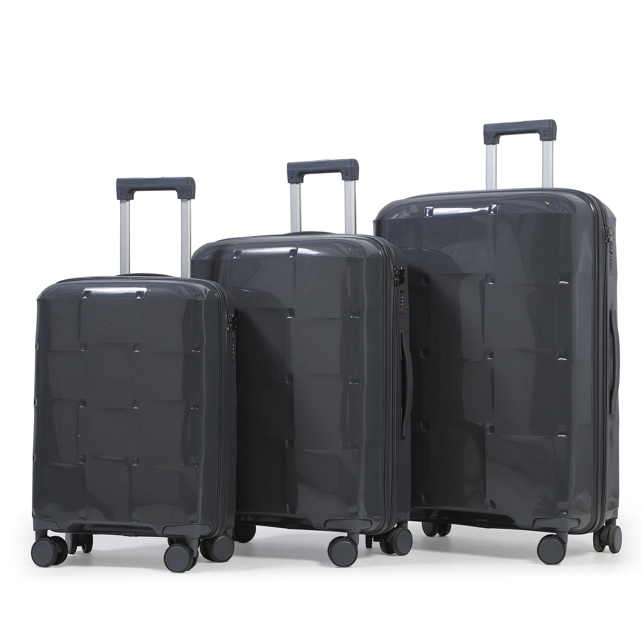Grey Fiber ABS 3pcs Travel Set