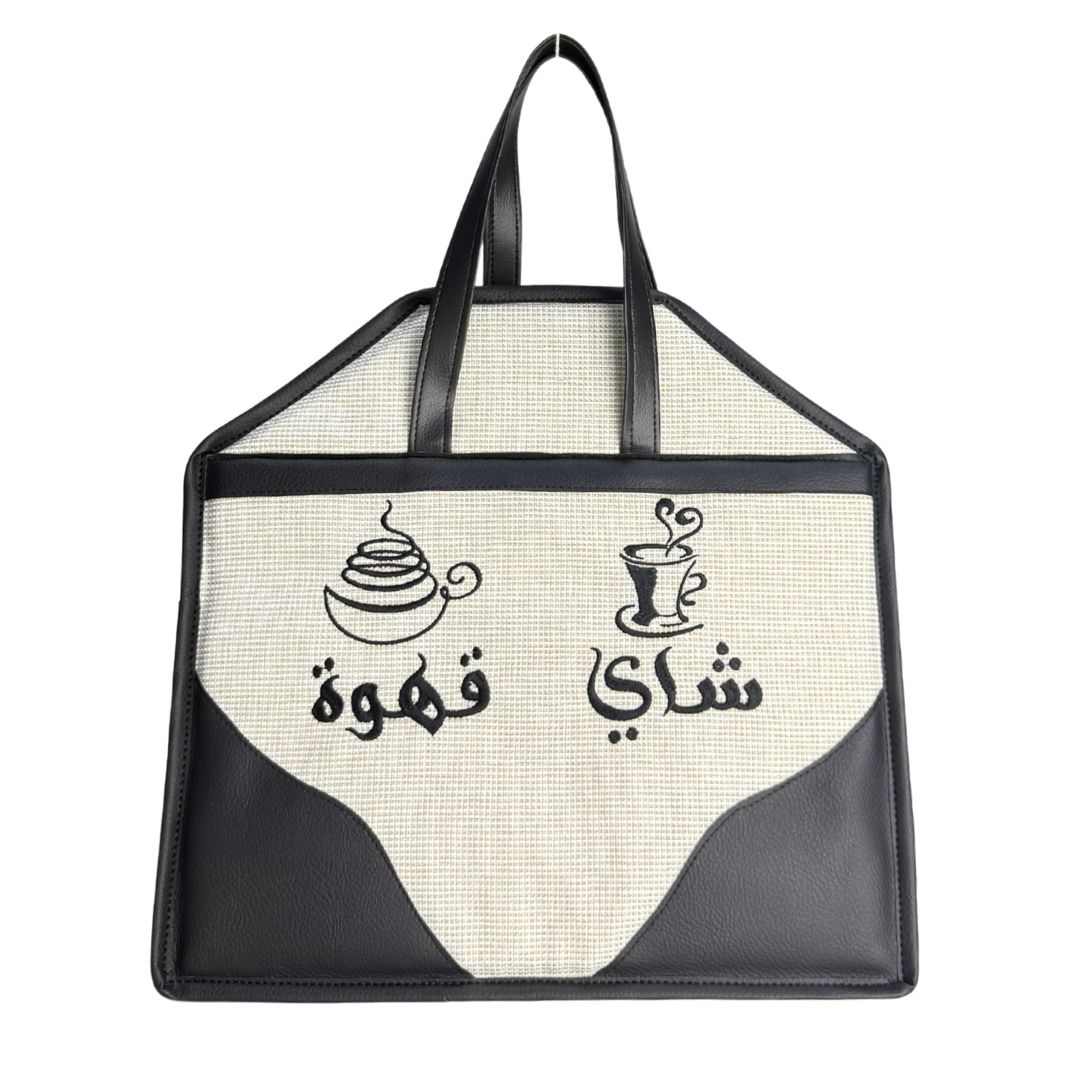 Tea Coffee Classic Tote-Black