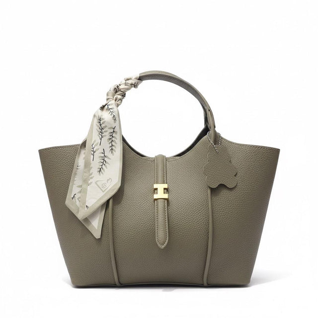 Camille Wide Strap Tote – Scarf Edition