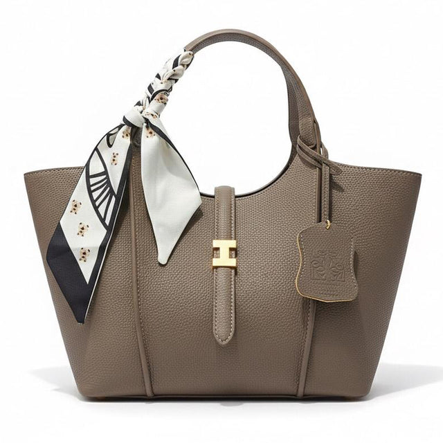 Camille Wide Strap Tote – Scarf Edition