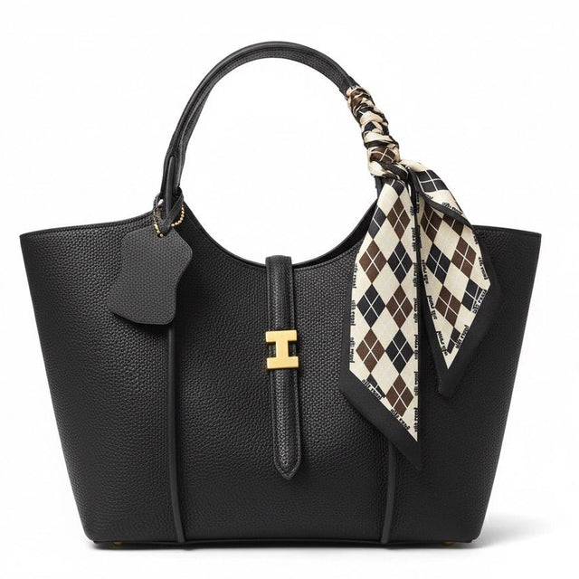Camille Wide Strap Tote – Scarf Edition
