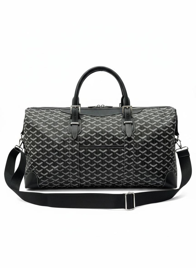 Black Monogram Voyager Duffle