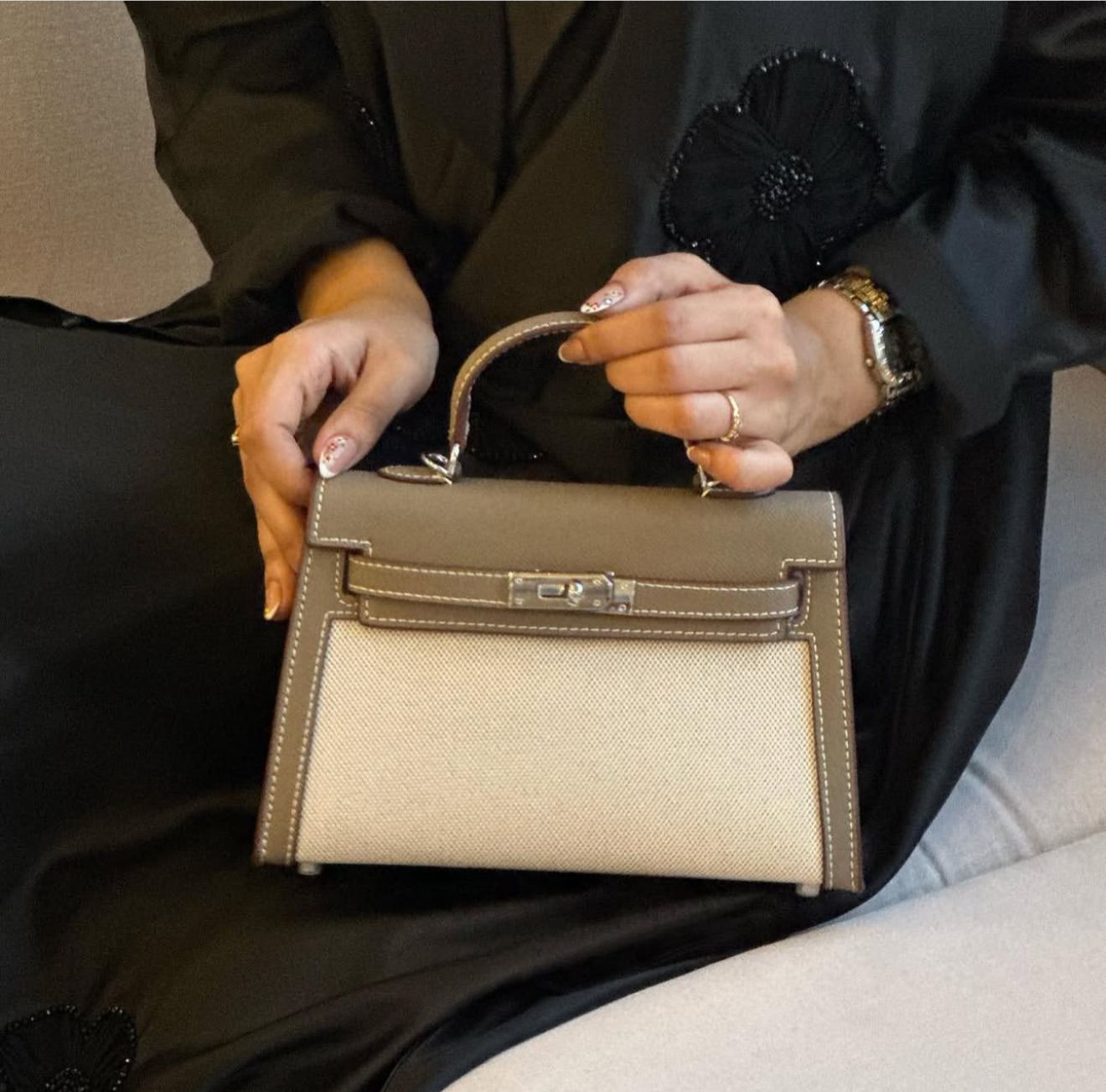 KL Canvas Khaki Bag 20